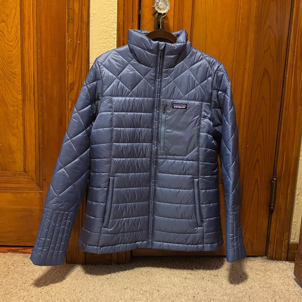 Patagonia Radalie Wooly Blue Puffer Jacket
